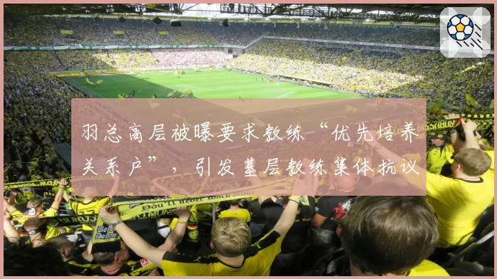 羽总高层被曝要求教练“优先培养关系户”,引发基层教练集体抗议