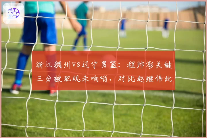浙江稠州vs辽宁男篮：程帅澎关键三分被犯规未响哨，对比赵继伟此前体毛哨引哗然